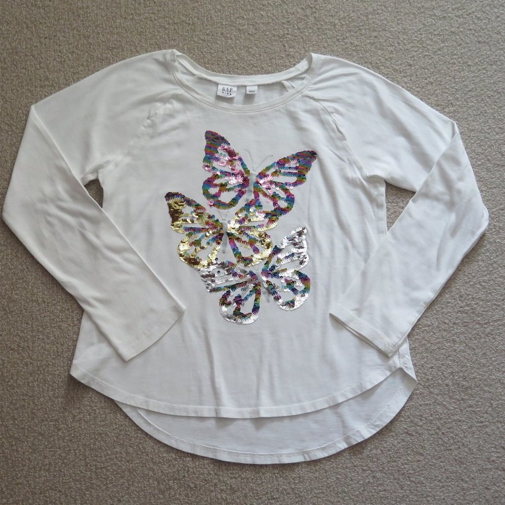 GAP KIDS - Girls flip sequin top